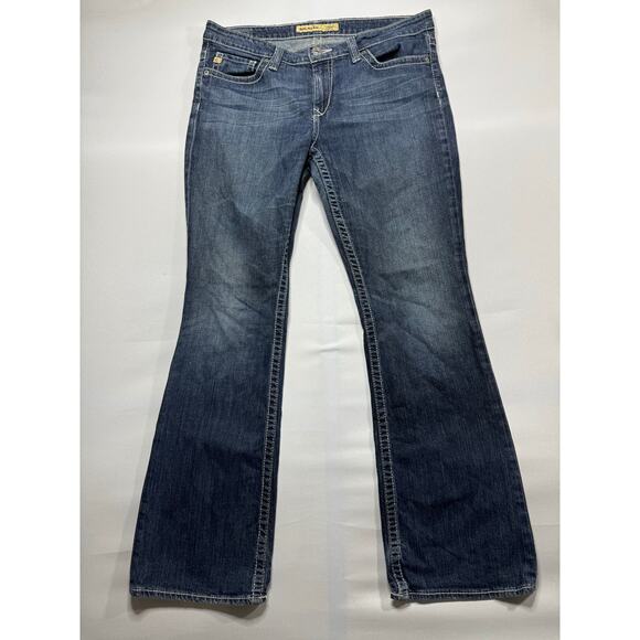 Big Star Women's Hazel Curvy Fit Bootcut Blue Denim Jeans - Size 32R (35x31.5) - Picture 1 of 7